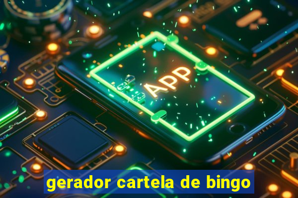 gerador cartela de bingo